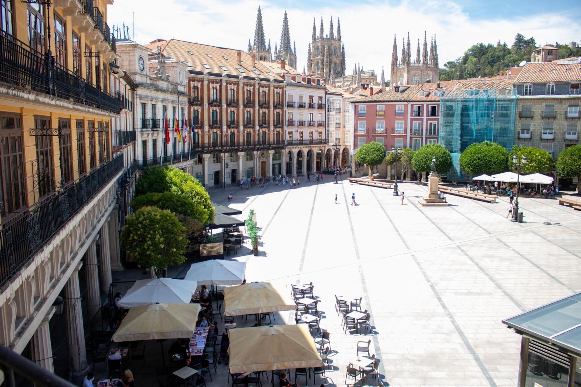 Increible Piso En La Plaza Mayor, Con Garaje Burgo Exterior foto